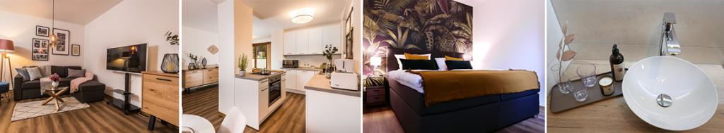 Impressionen der ruhigen gemütlichen Ferienwohnung Am Zuckerhut Dresden-Hosterwitz-Pillnitz